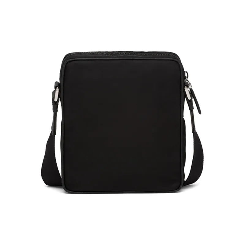PRADA Nylon And Saffiano Leather 2 in 1 Camera Bag Shoulder Bag Crossbody Bag Regular Men's Black-2