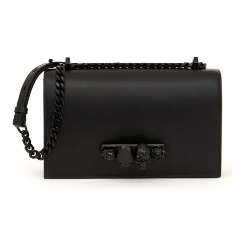 Alexander McQueen Leather Coin Embellished Penny Loafer Black