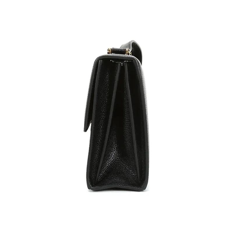 GUCCI Grained Leather Crossbody Bag Shoulder Bag Women's Black-2