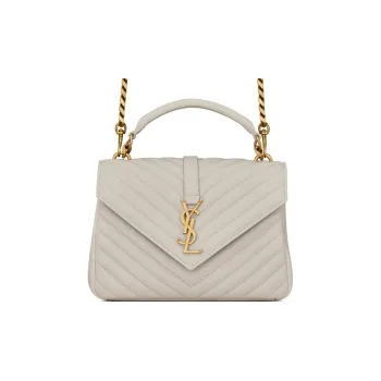 SAINT LAURENT College Quilted Medium Shoulder Bag
