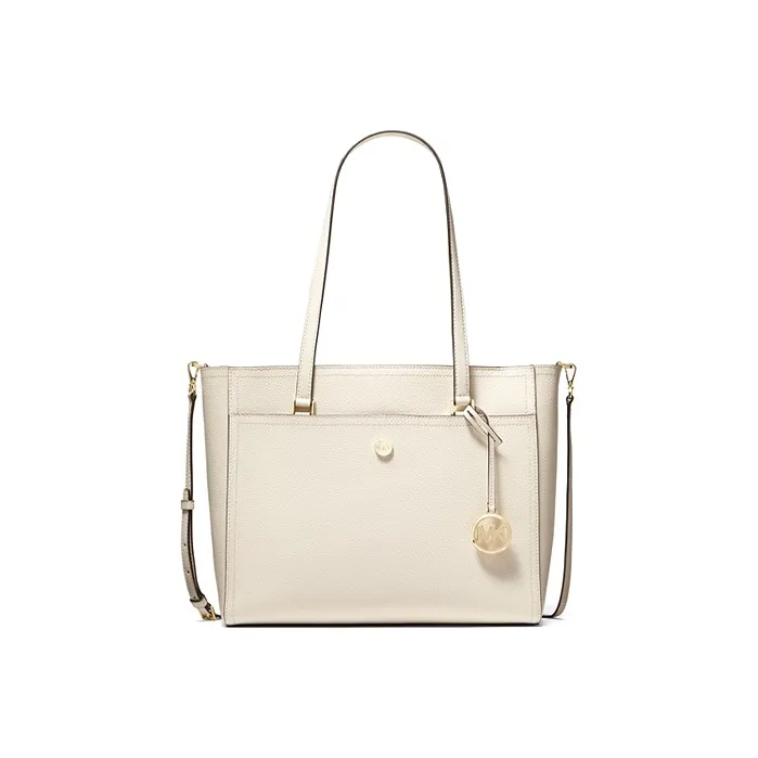MICHAEL KORS Maisie Leather 3-in-1 Combo Bag Tote Bag Shoulder Bag Crossbody Bag Large Size Women's Cream White-1