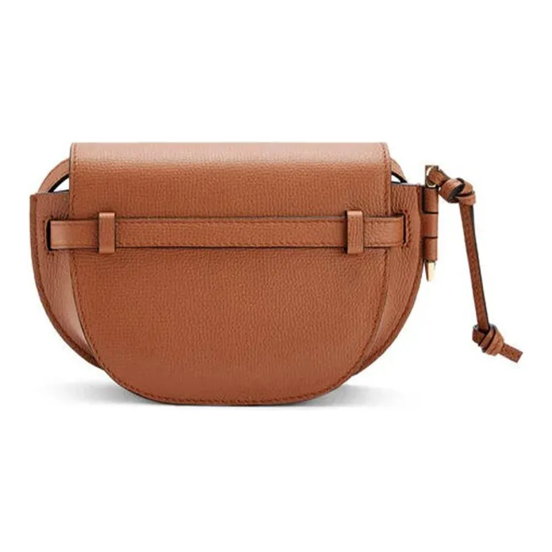 LOEWE Gate Calfskin Bowknot Bag, Crossbody Bag, Shoulder Bag Mini Women's Caramel/Brown-2