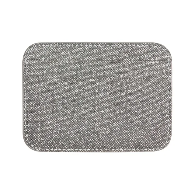 Balenciaga Glitter Cash Card Holder 4 Slot Grey-1