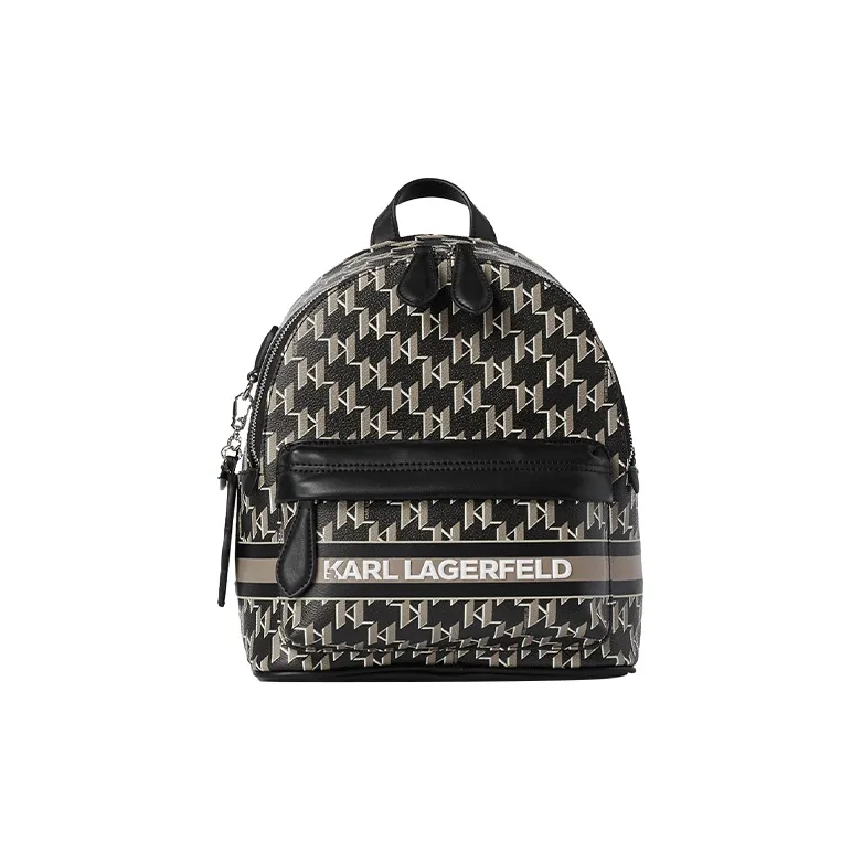 KARL LAGERFELD K/Ikonik Polyamide Backpack Women's Black-0