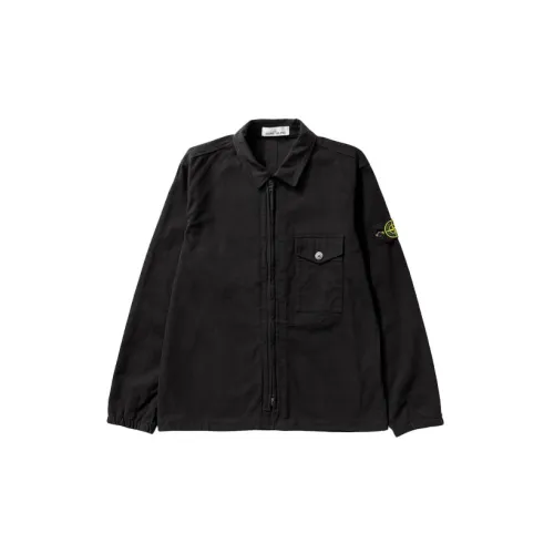 STONE ISLANDs FW21 Zipper Jacket Men’s Black