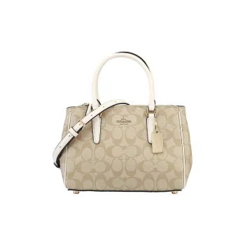 COACH Surrey Handbag Briefcase Shoulder Bag Crossbody Bag Women's Light Brown
