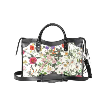 GUCCI Canvas Biker Bag Shoulder Bag Crossbody Bag Handbag Medium Size Women's White/Black/Multicolor
