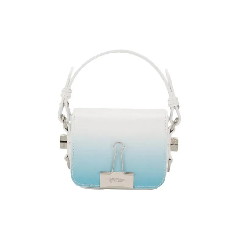 OFF WHITE Degrade Baby Flap Bag Light Blue-2