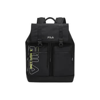 FILA Polyester Backpack Unisex Jet Black