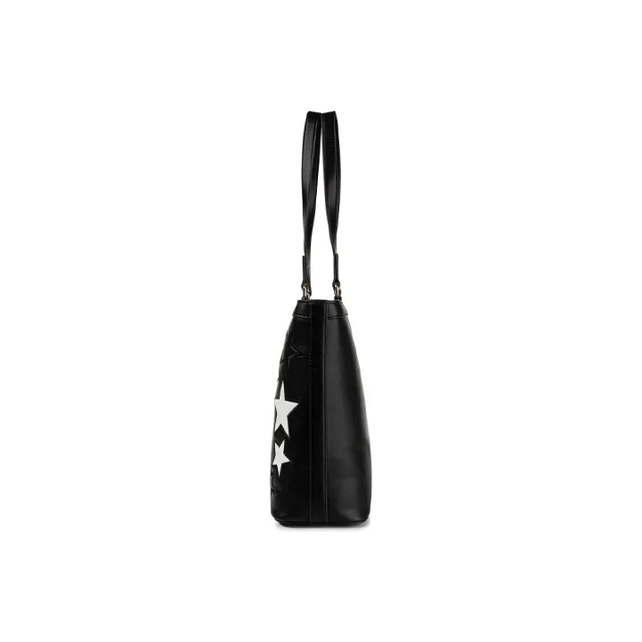 MOSCHINO Artificial Leather Tote Bag Shopping Bag Handbag Women's Black-4
