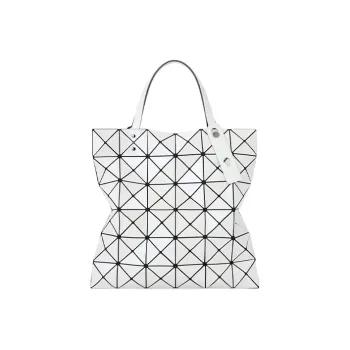 ISSEY MIYAKE Nylon Fabric Tote Bag, Shopping Bag, Shoulder Bag, Handbag Women's Ecru