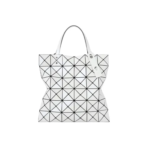 ISSEY MIYAKE Nylon Fabric Tote Bag, Shopping Bag, Shoulder Bag, Handbag Women's Ecru