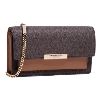MICHAEL KORS Artificial Leather Chain Bag Shoulder Bag Women's Brown