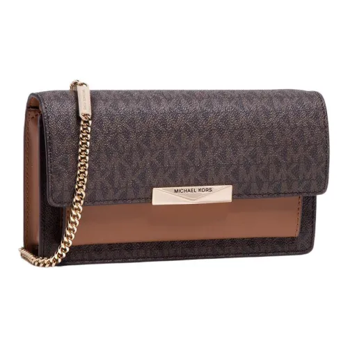 MICHAEL KORS Artificial Leather Chain Bag Shoulder Bag Women's Brown