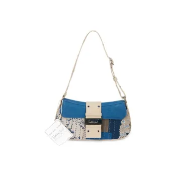 Emotional World TIMELINE Collection Denim Shoulder Bag Baguette Bag Shoulder Bag Regular Women's Multicolor
