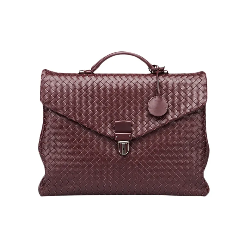 Bottega Veneta Cow Leather Handbag Regular Women's Red-0
