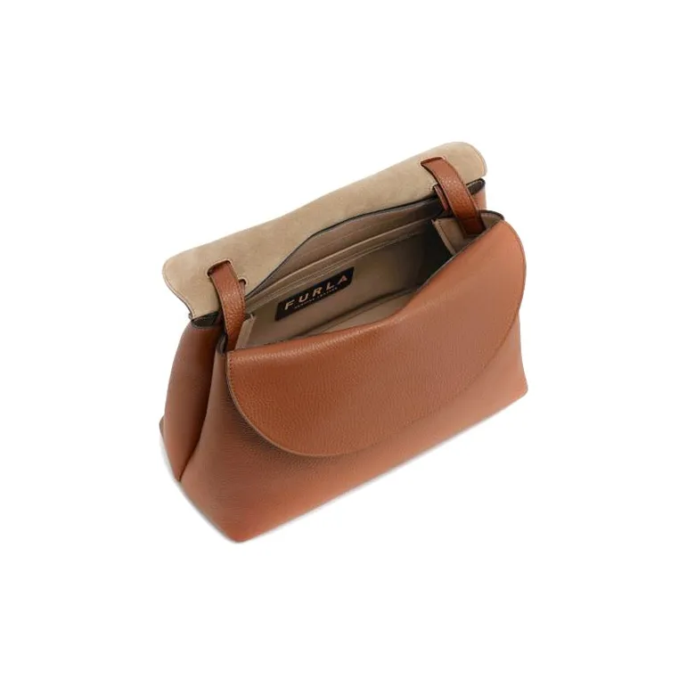 Furla Primula Leather Tote Handbag, Shoulder Bag Large Size Women's-3