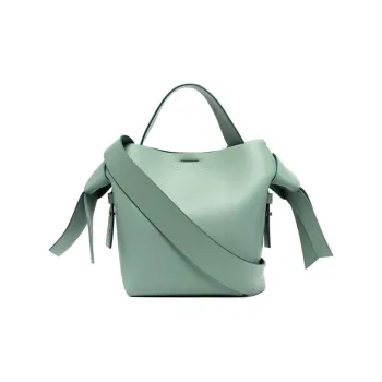 Acne Studios Leather Shoulder Bag, Handbag, Crossbody Bag Women's Mint Green
