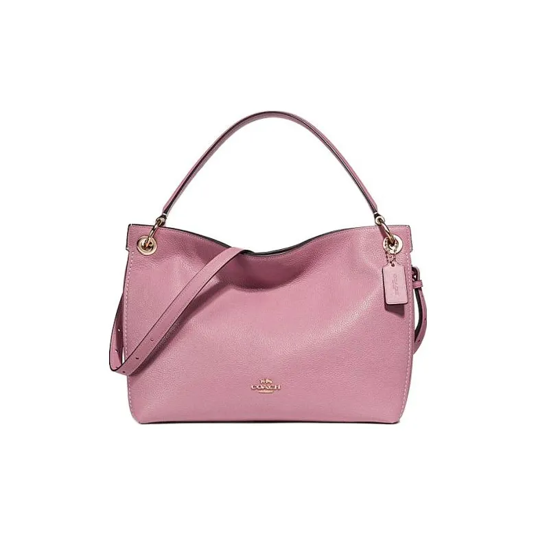 COACH Clarkson Pebbled Leather Portable Crossbody Shoulder Bag Large Size Women's-0