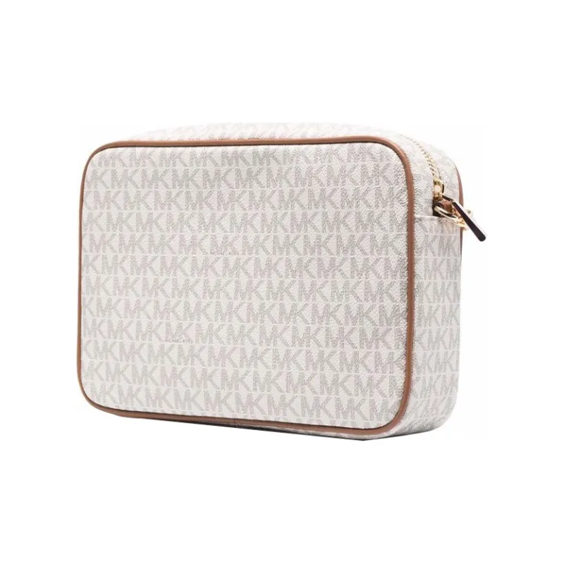 MICHAEL KORS Jet Set Canvas Crossbody Bags Shoulder Bags Women's Vanilla-1