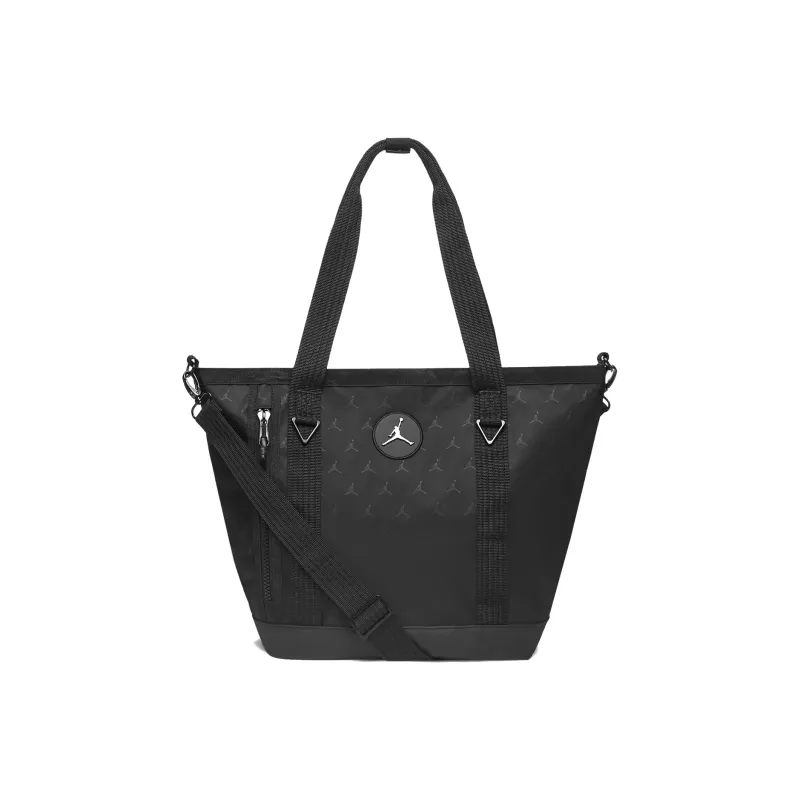 Jordan Polyester Tote Bag, Shopping Bag, Shoulder Bag Regular Unisex Pure Black-0