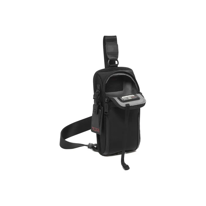 TUMI Alpha 3 Ballistic Nylon Shoulder Bag Men's Black-2