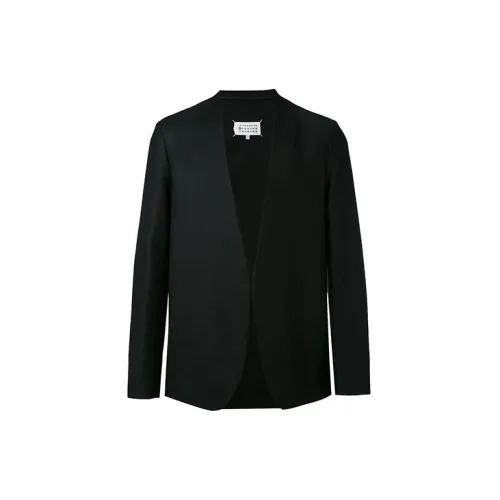 Maison Margiela Collarless Vigin-wool Blazer