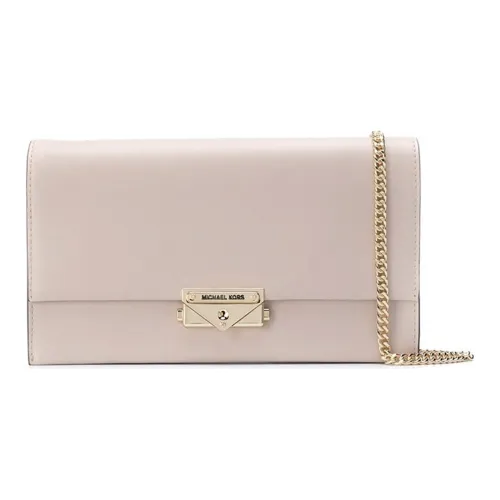 MICHAEL KORS Cece Cow Leather Shoulder Bag, Crossbody Bag Large Size Women's Pink