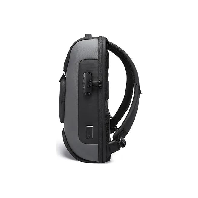 BANGE Oxford Laptop Bag Travel Bag Backpack Regular Men's Black/Gray-4