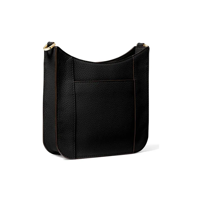 MICHAEL KORS Briley Leather Shoulder Bag, Crossbody Bag Women's Black-1
