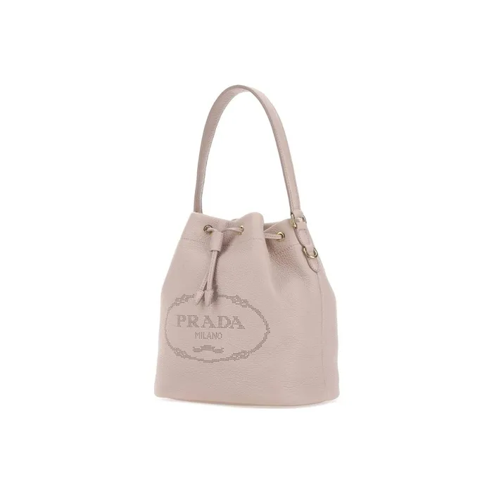PRADA Leather Handbag Women's Light Pink-1