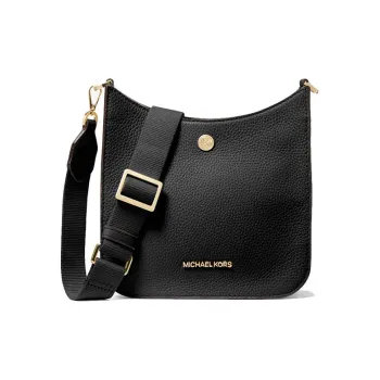 MICHAEL KORS Briley Leather Shoulder Bag, Crossbody Bag Women's Black