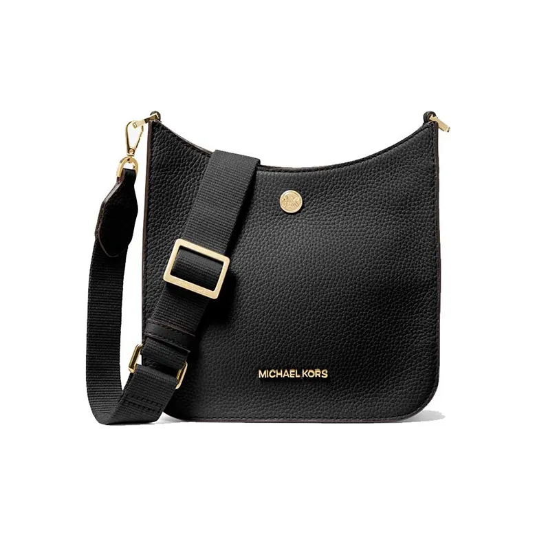 MICHAEL KORS Briley Leather Shoulder Bag, Crossbody Bag Women's Black-0