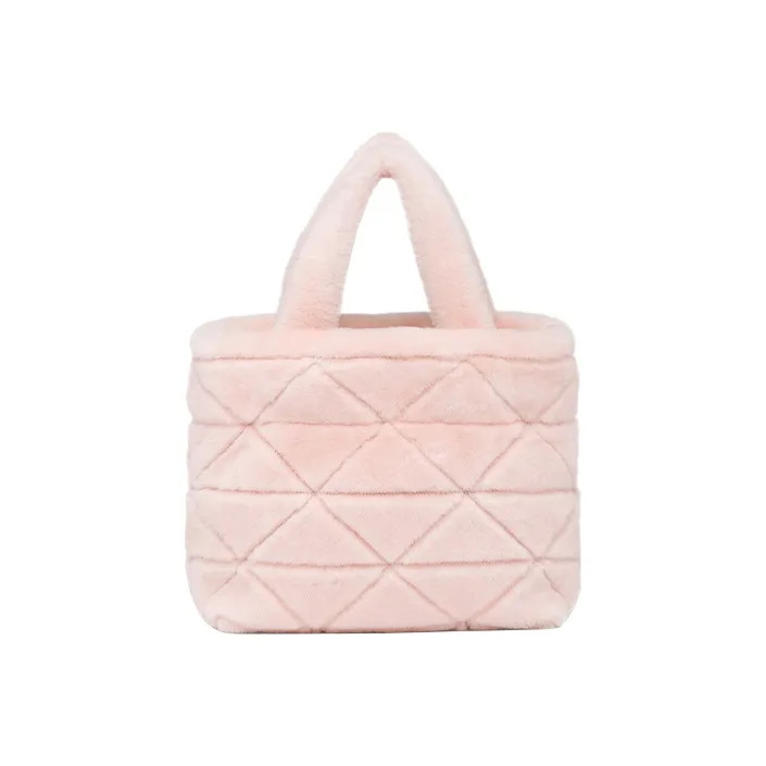 PRADA Sheepskin Shoulder Bag Crossbody Bag Handbag Women's Pink-1