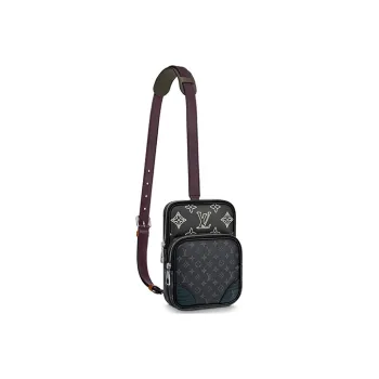 LOUIS VUITTON Amazone Sling Monogram Eclipse Patchwork Gray/Black