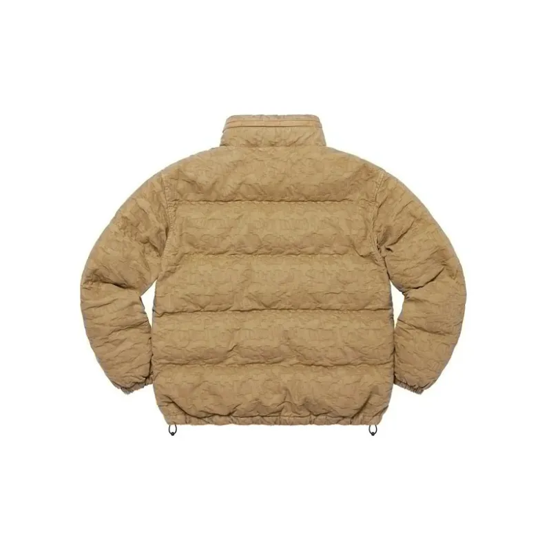 Supreme Fat Tip Jacquard Denim Puffer Jacket-5