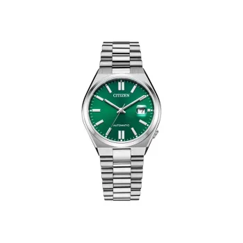 CITIZEN Mechanical Movement Stainless Steel Strap Watch Men's Watch Green Dial