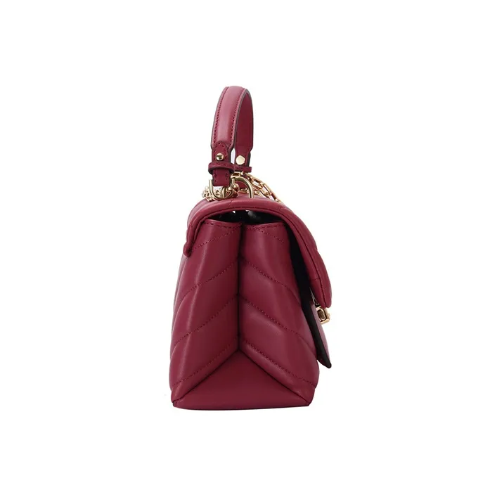 MICHAEL KORS Cece Leather Shoulder Bag Crossbody Bag Medium Size Women's Berry-2