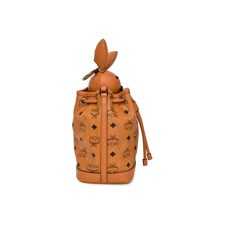 MCM Visetos Canvas Bucket Bags Crossbody Bag, Shoulder Bag Women's-3