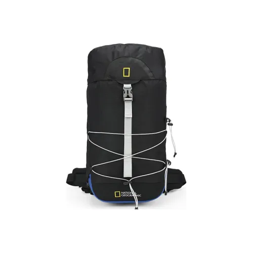 NATIONAL GEOGRAPHIC Fabric Backpack Unisex Black/Sky Blue/Gray Black