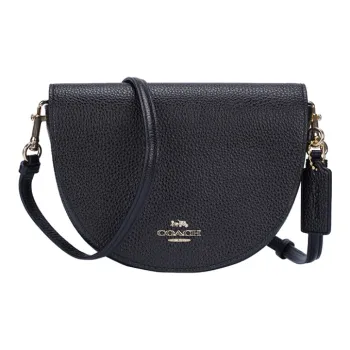 COACH Ellen Leather Shoulder Bag, Crossbody Bag Women's Black