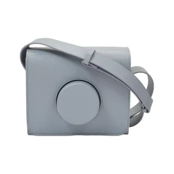 Lemaire Cow Leather Crossbody Bag Shoulder Bag Camera Bag Unisex Haze Blue