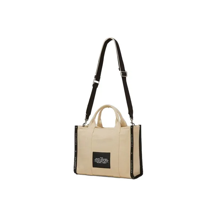 MARC JACOBS The Jacquard Tote Bag Medium Warm Sand-4