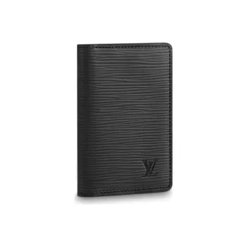 LOUIS VUITTON Pocket Organizer Epi Black