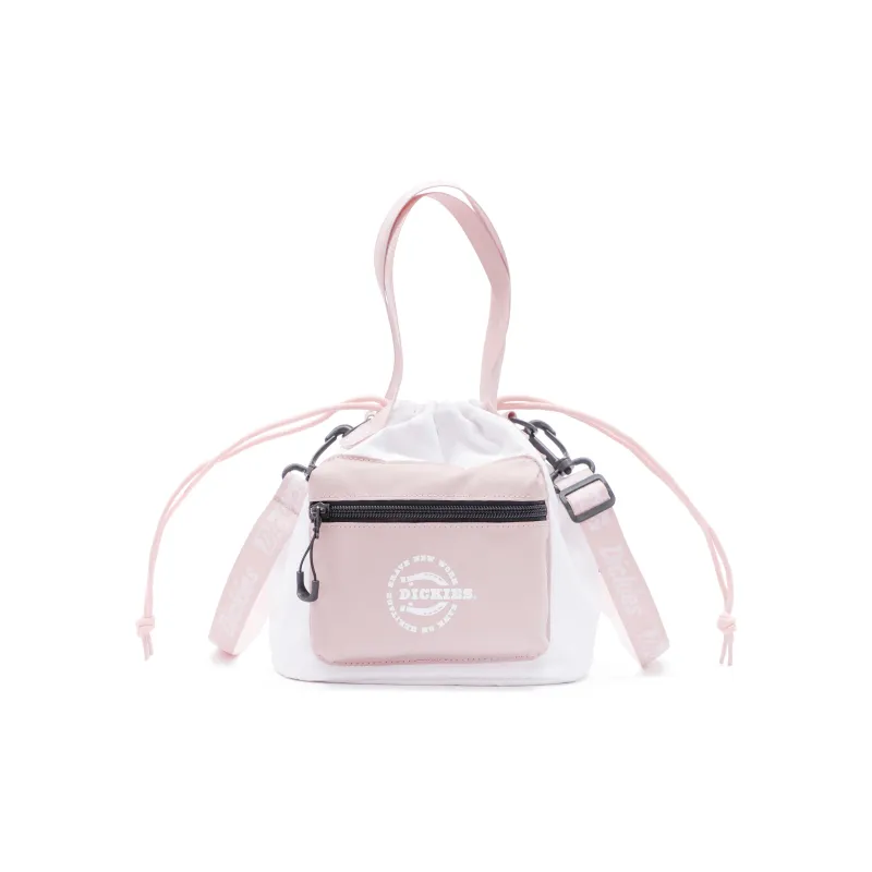 Dickies Polyester Bucket Bags Shoulder Bag Crossbody Bag Handbag Unisex Pink-0