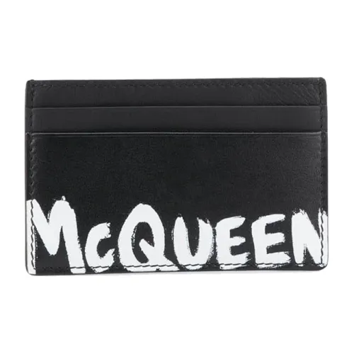Alexander McQueen logo stamp card holder