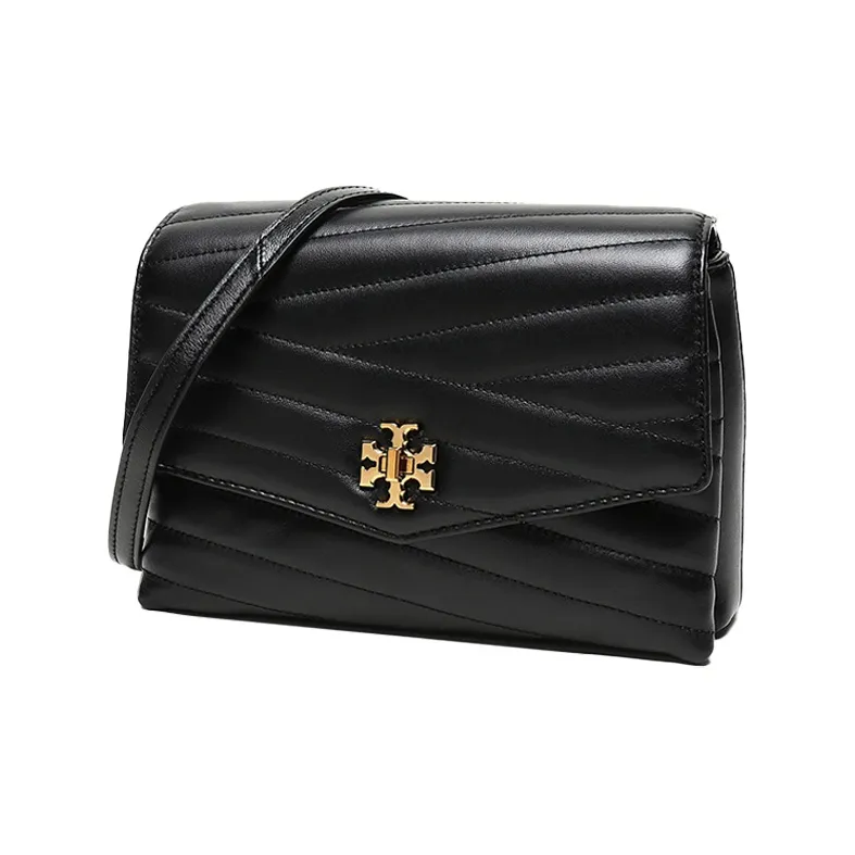 TORY BURCH Kira Leather Shoulder Bag, Crossbody Bag Women's Black-1
