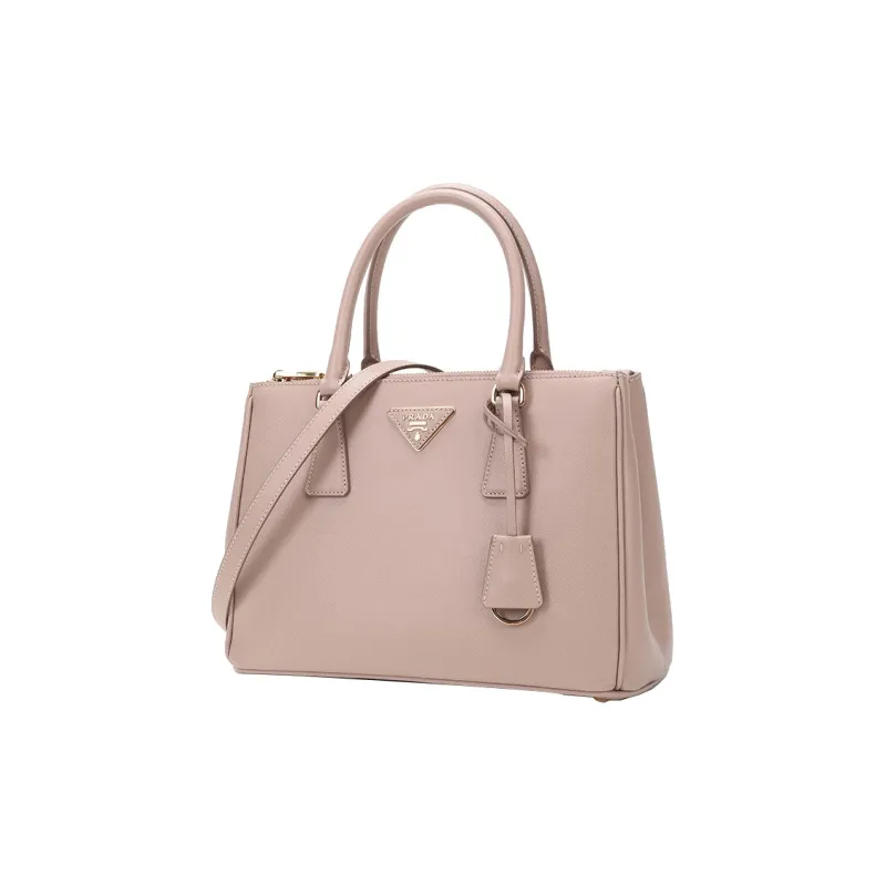 PRADA Cow Leather Handbag Crossbody Bag Shoulder Bag Regular Women's Apricot-1