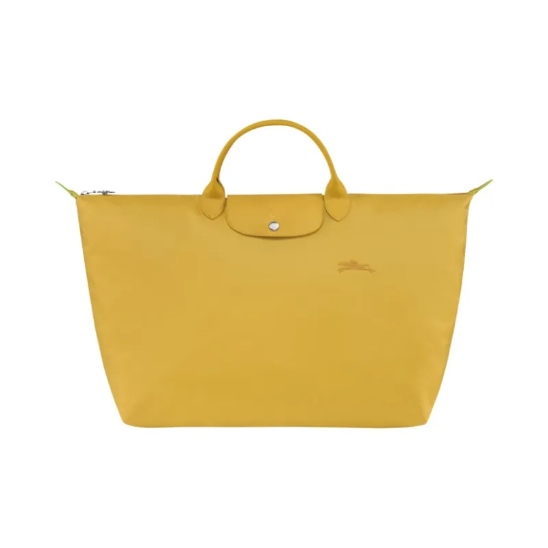 LONGCHAMP Le Pliage Green Canvas Handbag Canvas Bag Travel Bag Women's-0