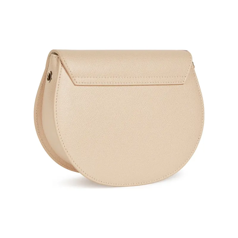 Furla Metropolis Collection Leather Shoulder Bag Crossbody Bag Mini Women's Beige-1